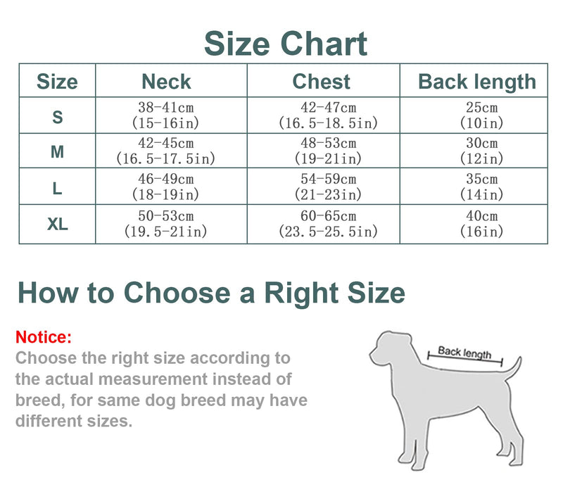 Geyecete Dog Bulldog Clothes Dog Cotton Padded Coat Thick Winter Warm Vest Waistcoat Cold Weather Jacket Clothing for French Bulldog Coat Medium Red - BeesActive Australia