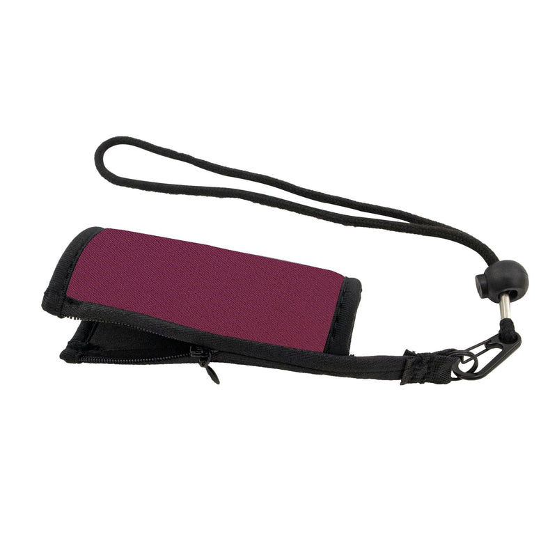 Pair of Purple Padded Neoprene Crutch Handle Covers for Comfort with Wrist Strap - by Lifeswonderful - BeesActive Australia