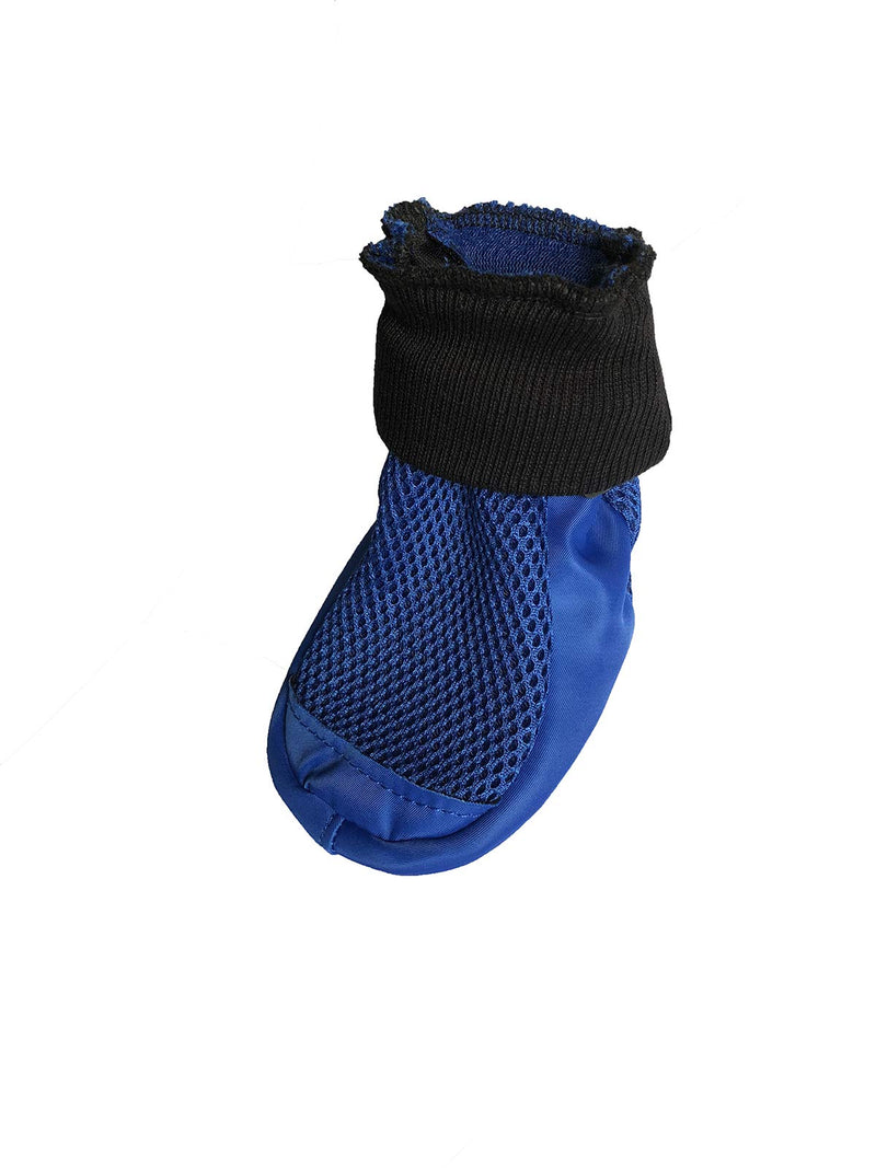 LONSUNEER Dog Boots Breathable Protect Paws Soft Nonslip Soles in 5 Sizes X-Large Blue - BeesActive Australia