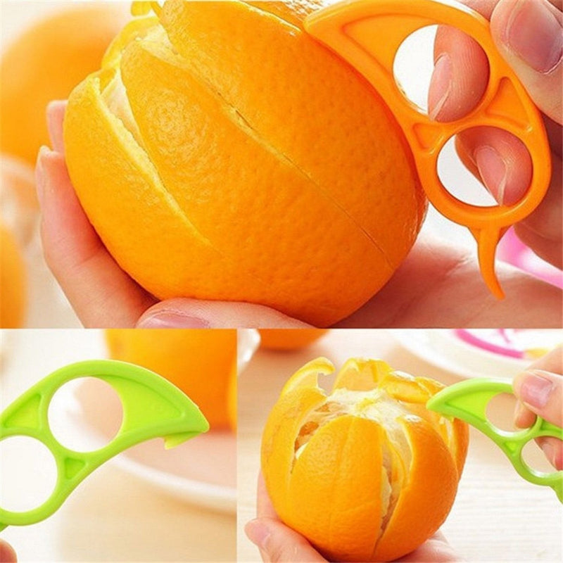 Orange Citrus Peelers, Cosmer Set of 15 Plastic Easy Slicer Cutter Peeler Remover Opener Kitchen Accessories Knife Cooking Tool Kitchen Gadget - BeesActive Australia