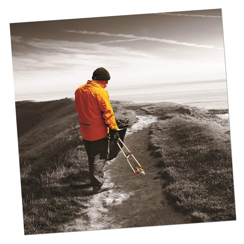The Helping Hand Company LP3035IB Ranger Max Curved Handle, Red/Silver, 35-Inch Single - BeesActive Australia