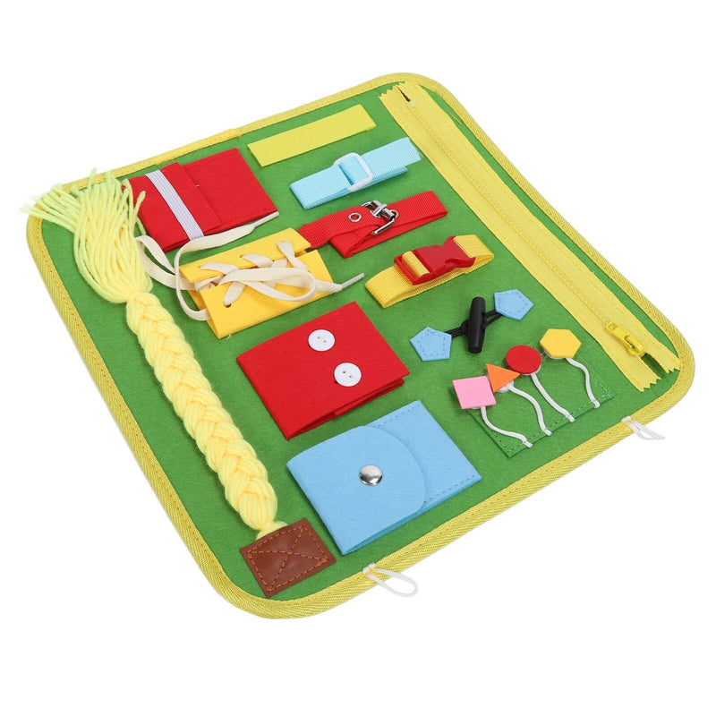 Eurobuy Fidget Blanket for Elderly,Dementia Sensory Pad Educational Sensory Toys for Patients Elderly Anxiety Relief - BeesActive Australia