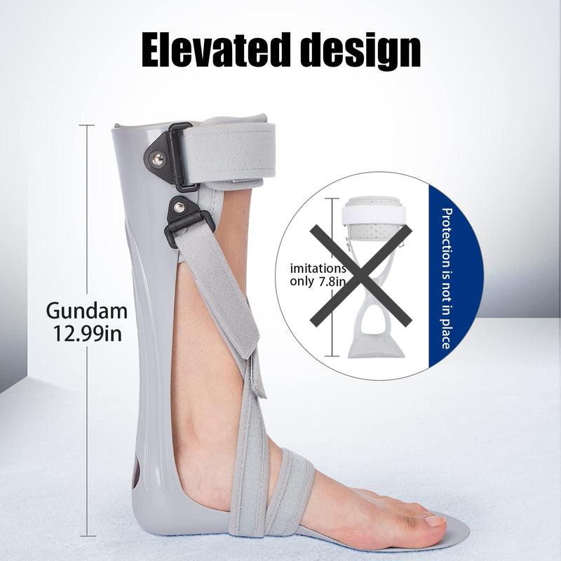 Afo Foot Drop Brace Splint Ankle Foot Orthosis Walking with Shoes or Sleeping for Stroke Hemiplegia?Medium-Right? Medium-Right - BeesActive Australia