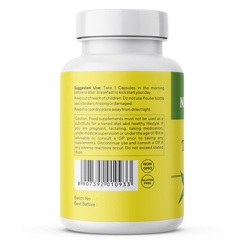 Neemveda Neem Turmeric Capsules with Black Pepper 120 Veg Capsules (Detox, Eczema, Skin Supplement) - BeesActive Australia