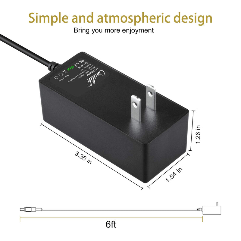 Omilik 15V AC Adapter Charger Replacement for Litter-Robot II 2 Bubble,Classic,III 3 Open Air Power Supply Litter-Robot III Open Air Self Cleaning Litter Box Power Cord - BeesActive Australia