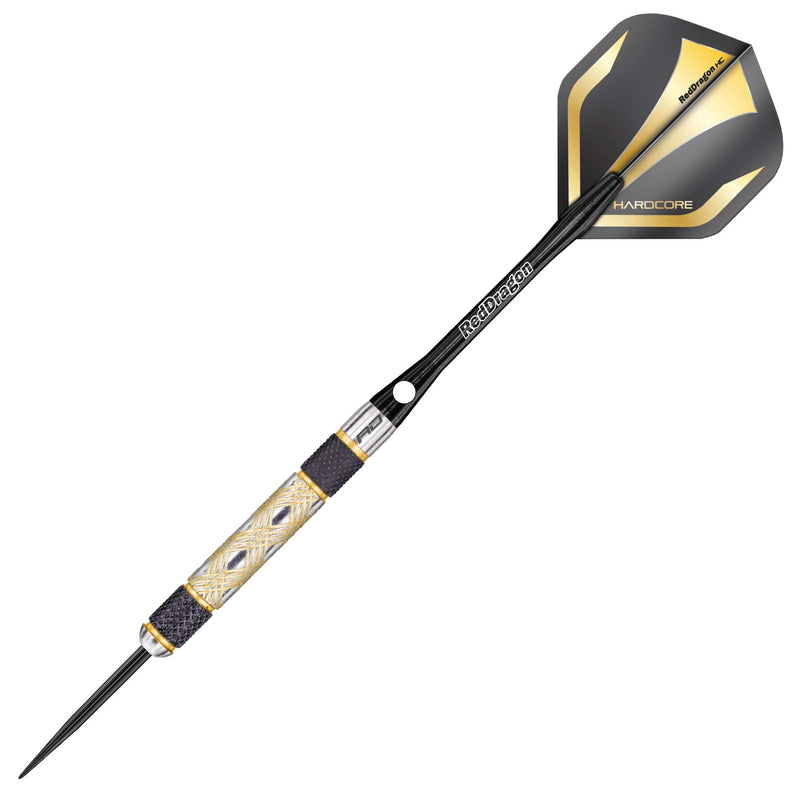 [AUSTRALIA] - Red Dragon Golden Eye 1: 24 Gram Tungsten Steeltip Darts Set with Flights and Stems 