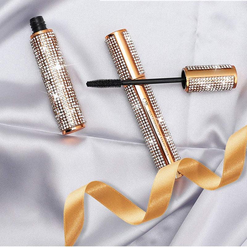 Diamond Glitter Bling Volume Lash Mascara Black Volume Thick Long Lasting Luxuriously Longer, Voluminous Eyelashes, Long-Lasting, Dramatic Extension,Smudge-proof (Queen Friday) Queen Friday - BeesActive Australia