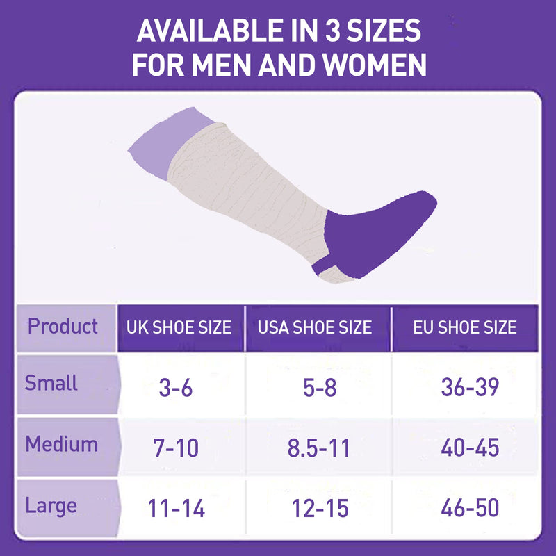 Blocka-wear Cast Sock Over Cast - Pack of 2 – Leg Cast Toe Protector - Keep Toes Warm & Clean for Plaster Cast – Lightweight - Comes in 3 Sizes for Men & Women - Shoe Size UK 3-6 (EU 35-39) Shoe Size UK 3-6 (EU 35-39) - BeesActive Australia