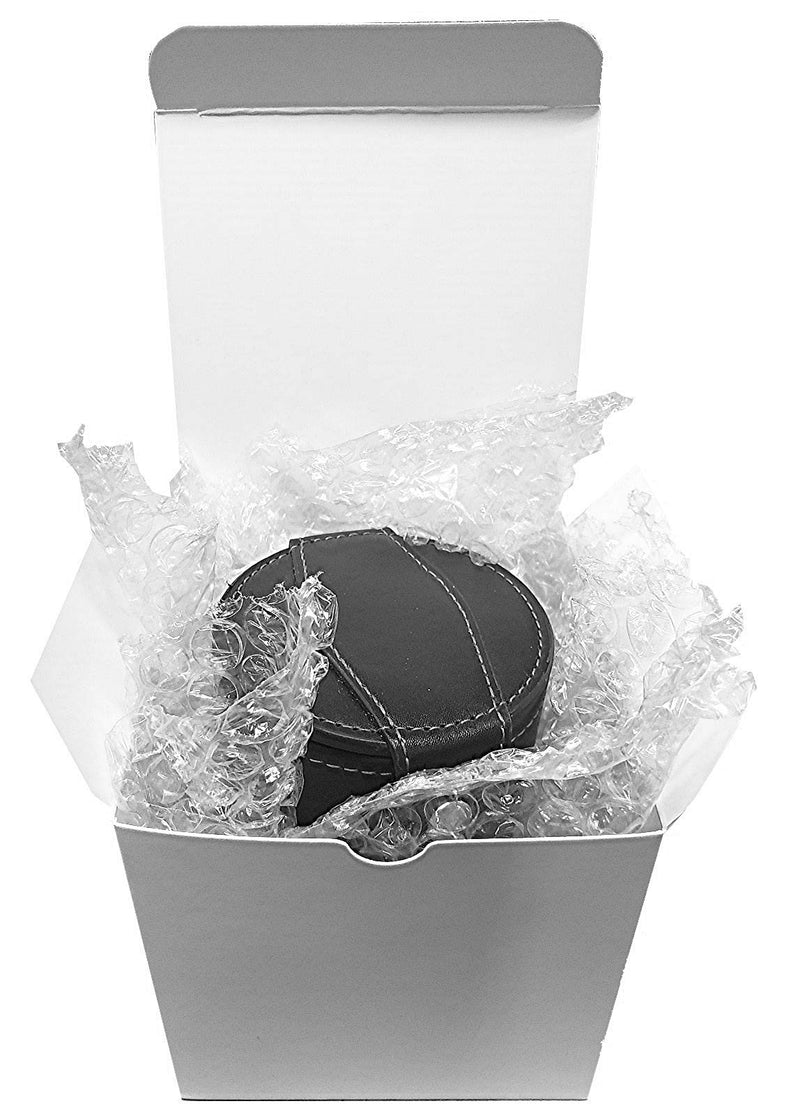 Set of 16mm Pearlized Olympic Dice and Black PU Leather, Velvet Lined Dice Cup with Storage Compartment (Gift Boxed) (Silver Dice, Black Lining Cup) Silver Dice, Black Lining Cup - BeesActive Australia
