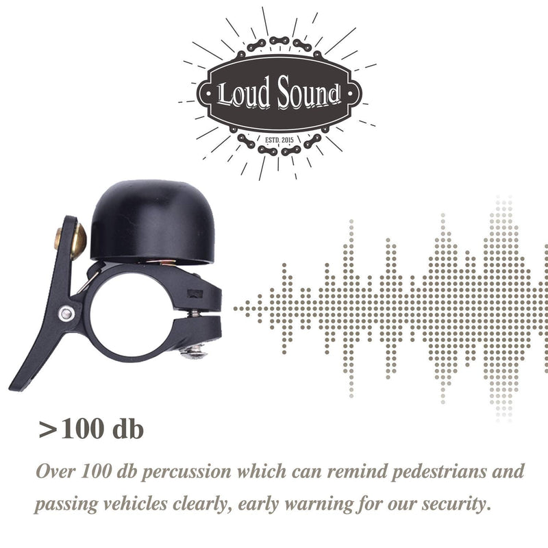 Sportout Copper Alloy Bike Bell, Classic Bicycle Bell, Loud Sound Bike Ring for Road Bike, Mountain Bike, City Bike, Sports Bike, Cruiser Bike, BMX Bike - BeesActive Australia