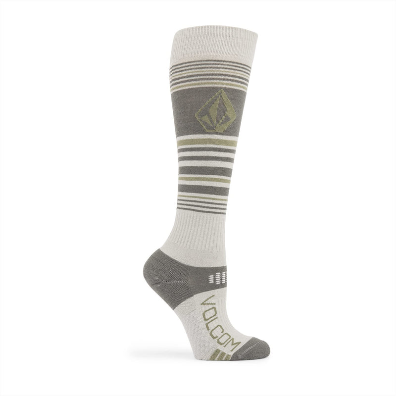 Volcom Women's Tundra Tech Light Weight Snowboard Sock Small Sky Grey - BeesActive Australia