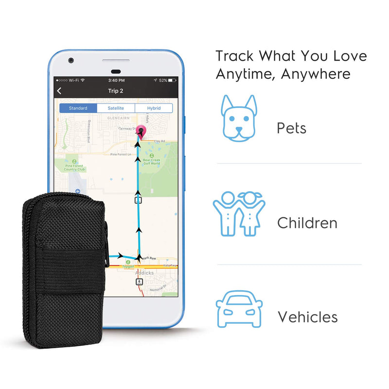 [AUSTRALIA] - Amcrest 4G LTE GPS Tracker - Portable Mini Hidden Real-Time GPS Tracking Device for Vehicles, Cars, Kids, Persons, Assets w/Geo-Fencing, Text/Email/Push Alerts, 14 Day Battery (AM-GL300W-4G) 