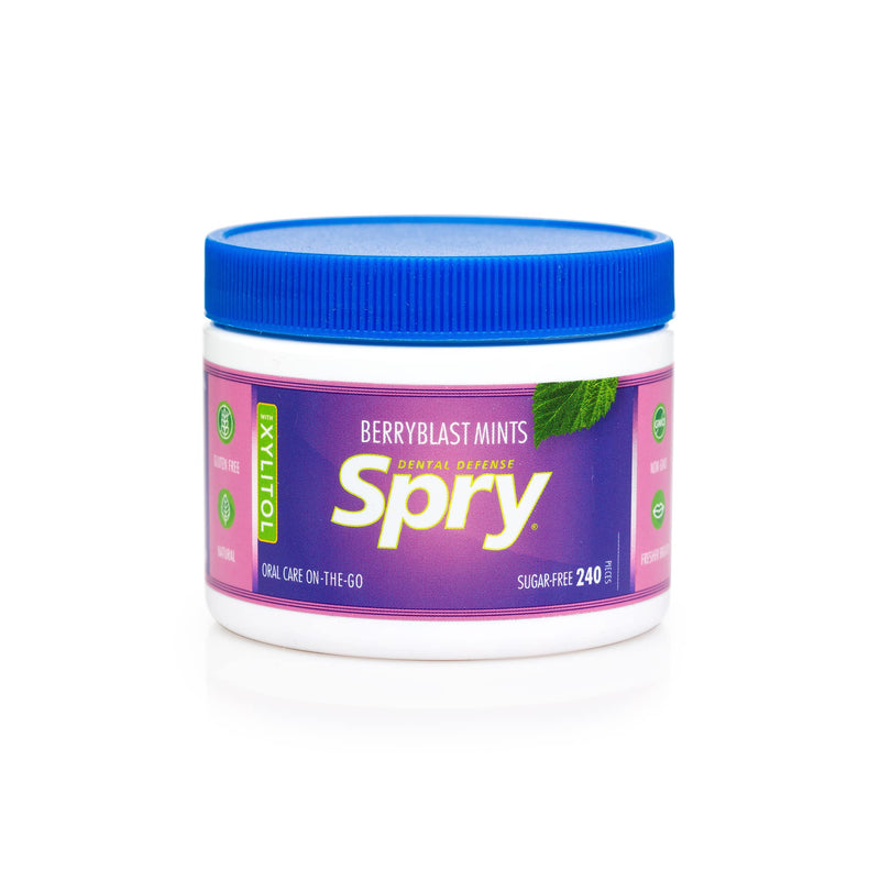 Spry Xylitol Mints, Natural Berry Blast, 240ct - BeesActive Australia