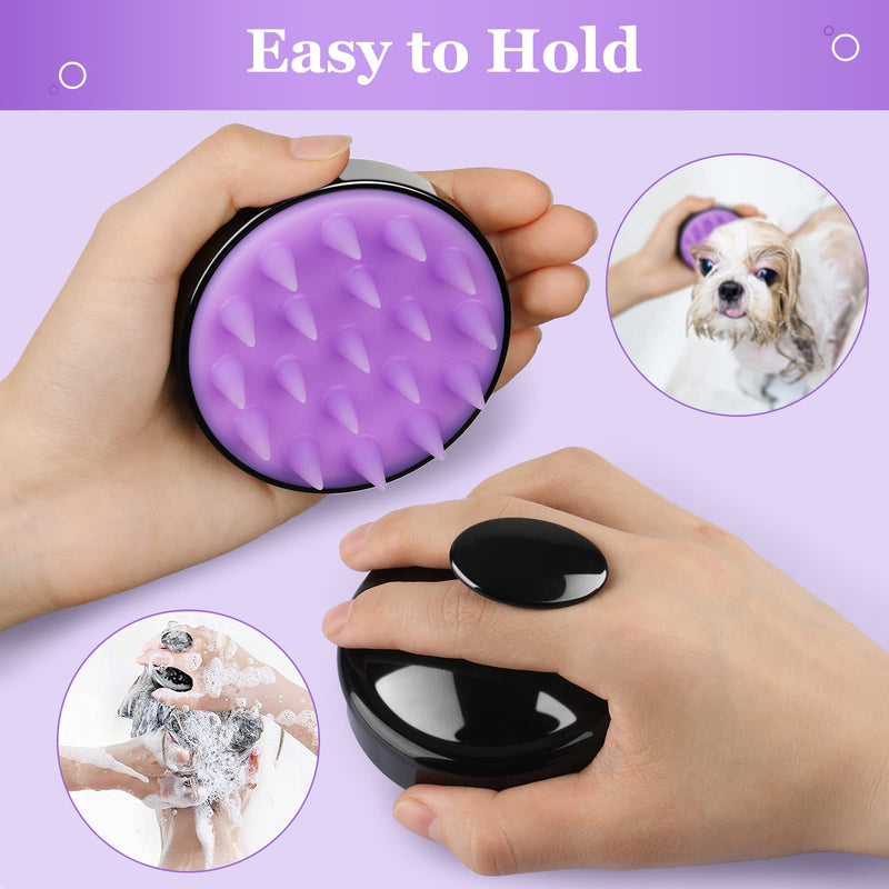 Scalp Massager Hair Shampoo Brush - Scalp Scrubber Exfoliator Cozycom Hair Scalp Massager Hair Scrubber Dandruff Brush Shower Hair Brush with Soft Long Silicone Bristles for All Hair Types - BeesActive Australia