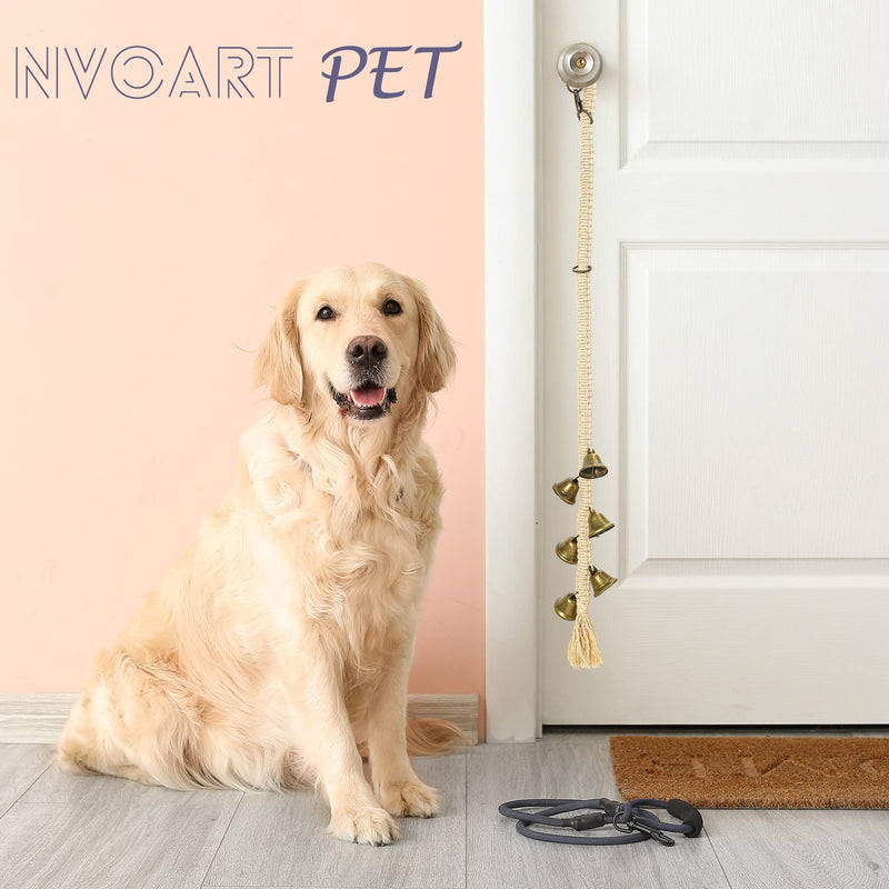 NVOART Dog Door Bell Training Doorbell Bronze - BeesActive Australia