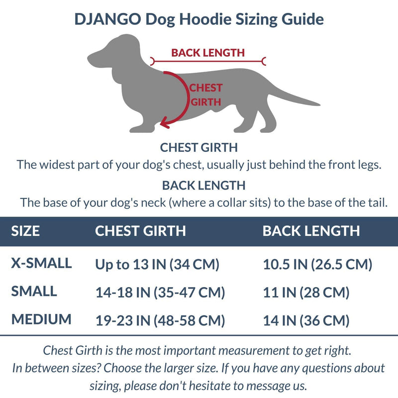 DJANGO Dog Hoodie and Super Soft and Stretchy Sweater with Elastic Waistband and Leash Portal Small Boysenberry - BeesActive Australia