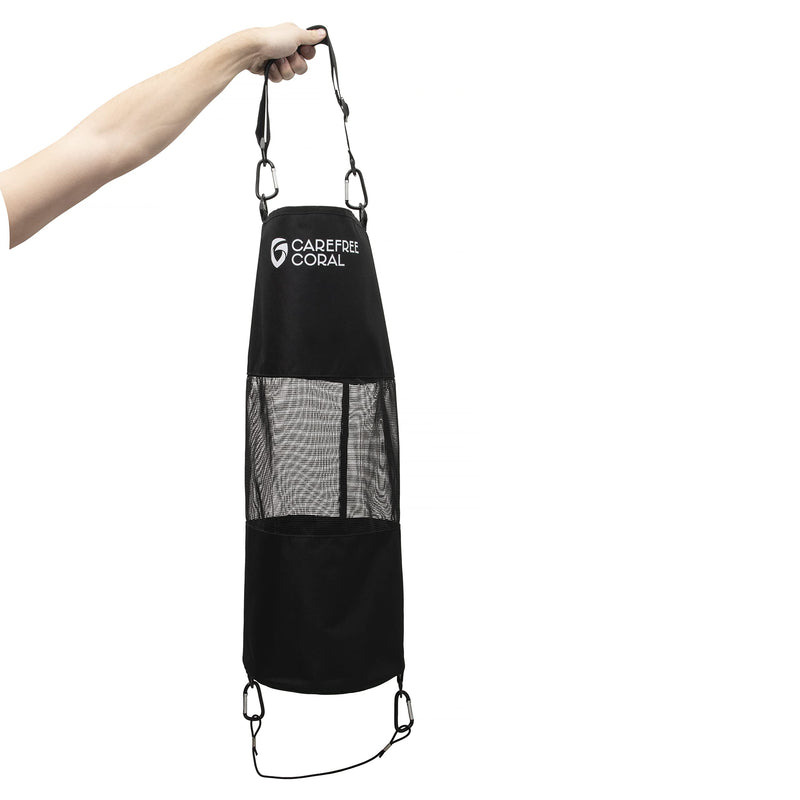 Carefree Coral Boat Trash Bag - Round Circular Waste Holder - Complete with Waterproof Phone Cover Holder - BeesActive Australia