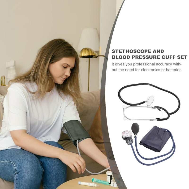 Healifty Aneroid Sphygmomanometer Self-Taking Manual Blood Pressure Kit for Medical Students Doctors Nurses EMT Paramedic - BeesActive Australia