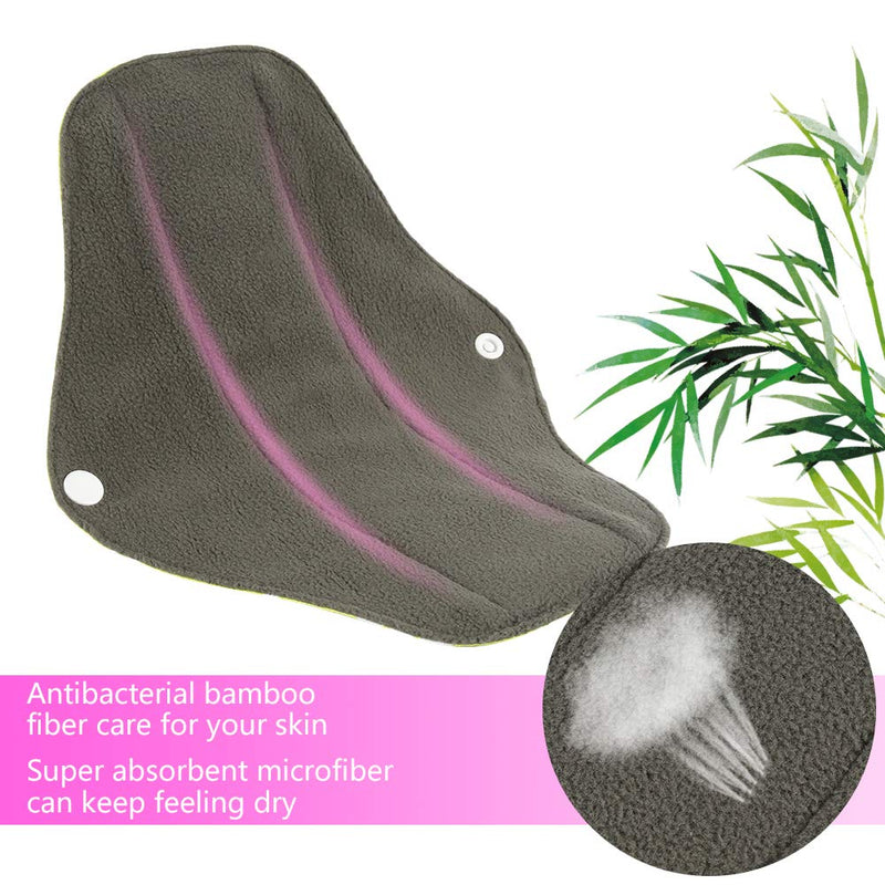 5pcs Reusable Sanitary Towels Pads, Heavy Flow Night Washable Cloth Menstrual Sanitary Towels(18 * 255cm) - BeesActive Australia
