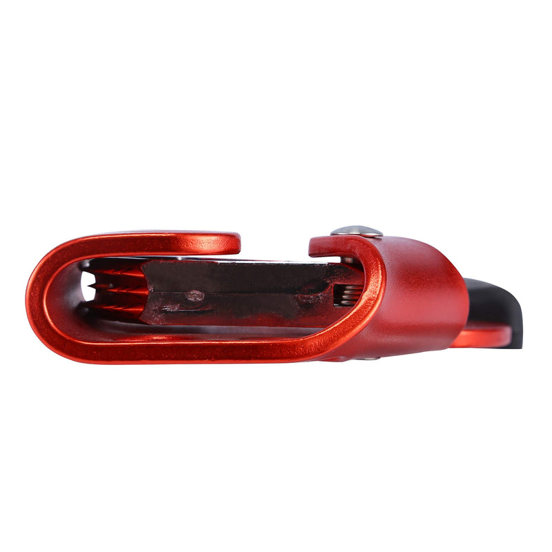 WILDKEN Climbing Hand Ascender Outdoor Mountaineering Tree Arborist Climbing Rappelling Equip Hand Ascender for 8-12MM Rope Left Right Hand Ascender Orange - Left - BeesActive Australia