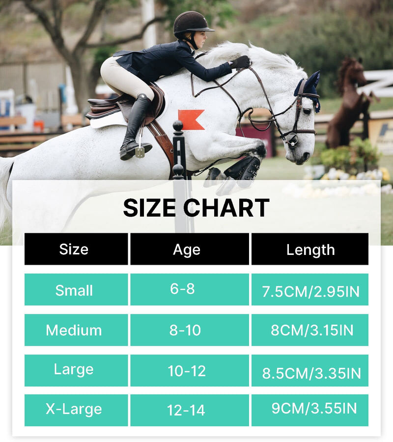 Kids Horse Riding Gloves Boys & Girls Winter Equestrian Horseback Gloves Youth Women Outdoor Star Pattern Mitts Perfect for Biking Cycling Gardening Pink M (Age 8-10) - BeesActive Australia
