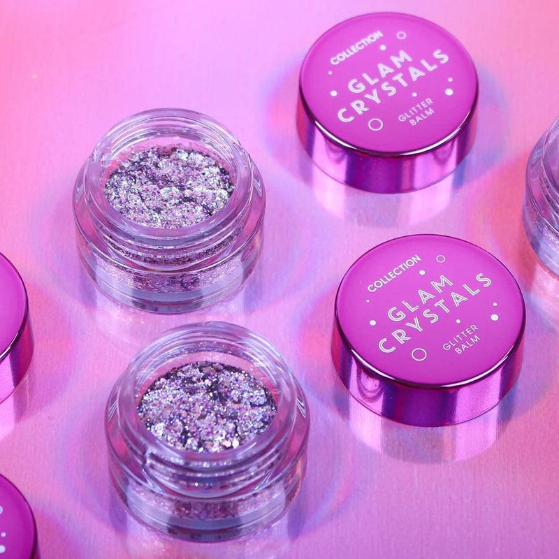 Collection Cosmetics Crystals Glitter Balm, Light-weight Formula – No need for Glue, Pinkie Promise - BeesActive Australia