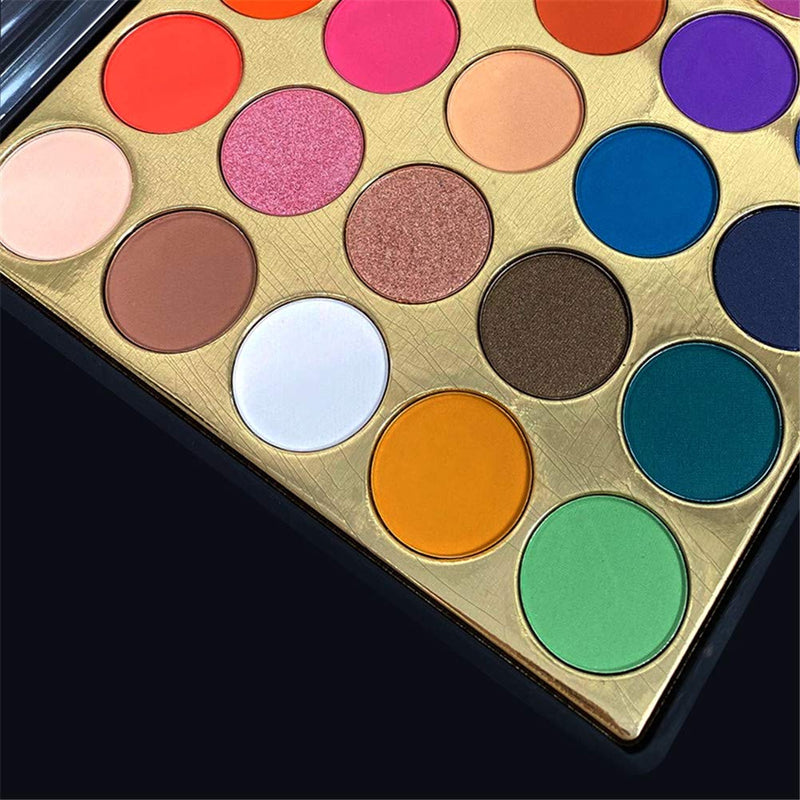 VERONNI Pro 35 Color Eyeshadow Palette 8 Shimmer 27 Matte Bright and Warm Colorful Eye Shadows Makeup Pallet (35SP) 35SP - BeesActive Australia