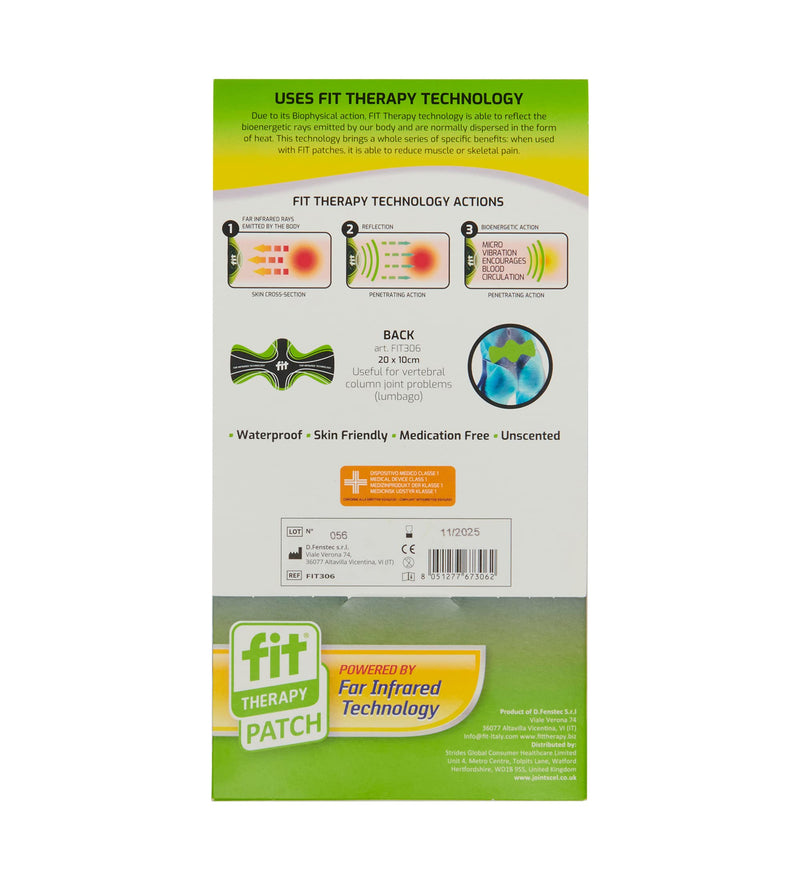 JointXcel - Non-Medicated Heat-Free Back Pain Relief Patch - 3 Patches - Up to 15 Days Supply - BeesActive Australia