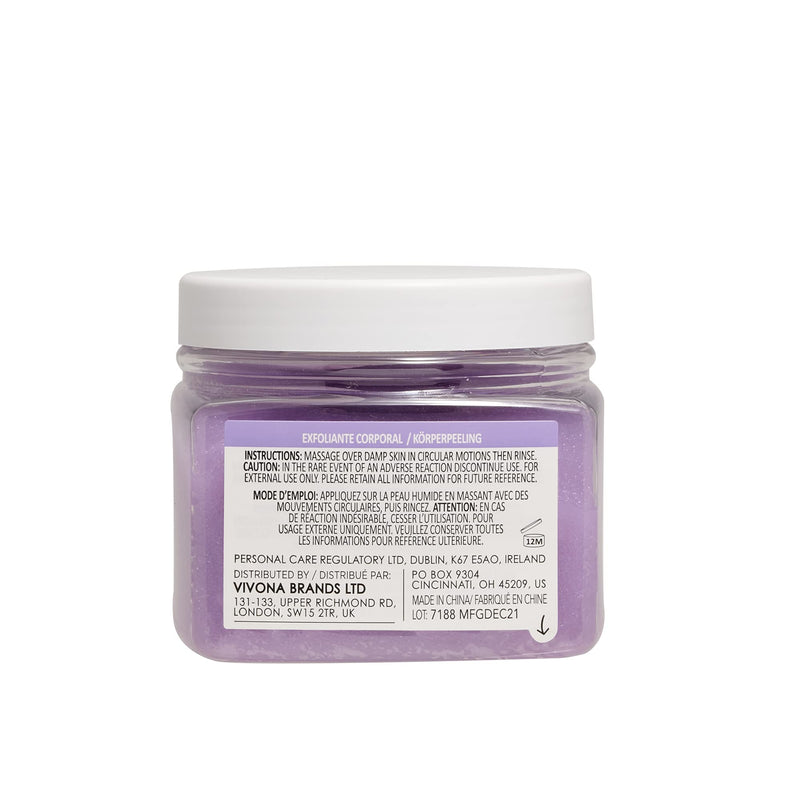Sunday Rain Sleep Easy Polishing Body Scrub for Dry Skin, Calming Lavender Scent, Vegan and Cruelty-Free, 265g - BeesActive Australia
