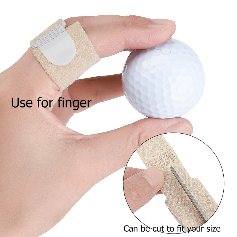 DYKOOK Broken Toe Wraps Toe Traps 8 Pcs/Pack Fabric Toe Splint Toe Cushioned Bandages Finger Protectors Straightener Separators - BeesActive Australia