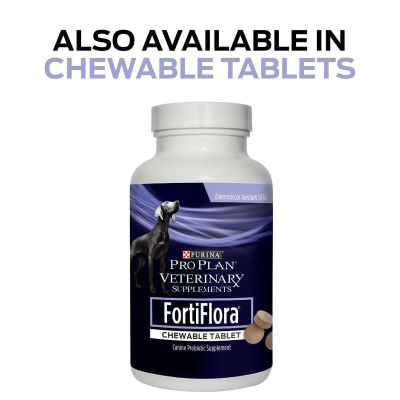 Purina FortiFlora Probiotics for Dogs, Pro Plan Veterinary Supplements Powder or Chewable Probiotic Dog Supplement 1 Pack - BeesActive Australia