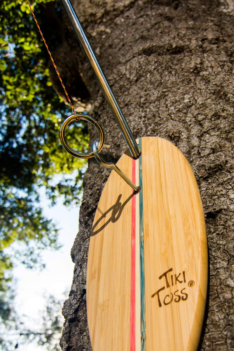 Tiki Toss Ring Toss Game for Adults & Kids - Deluxe, Outdoor or Indoor Americana - BeesActive Australia