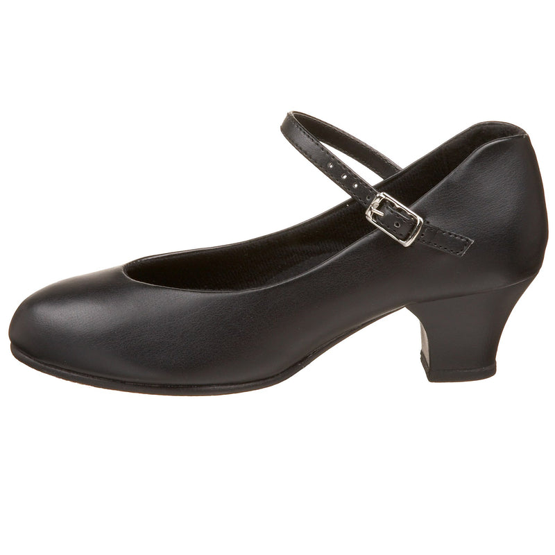 [AUSTRALIA] - Capezio Little Kid/Big Kid Jr. Footlight 550X Character Shoe 3.5 Big Kid Black 