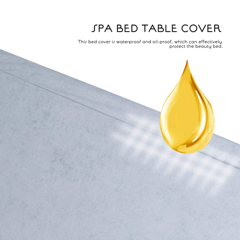 Hemoton Massage Bed Cover with Hole Massage Couch Sheet for Beauty Salon Spa Ideal for Massage Table Spa Tattoo and Exam Tables (Grey) - BeesActive Australia