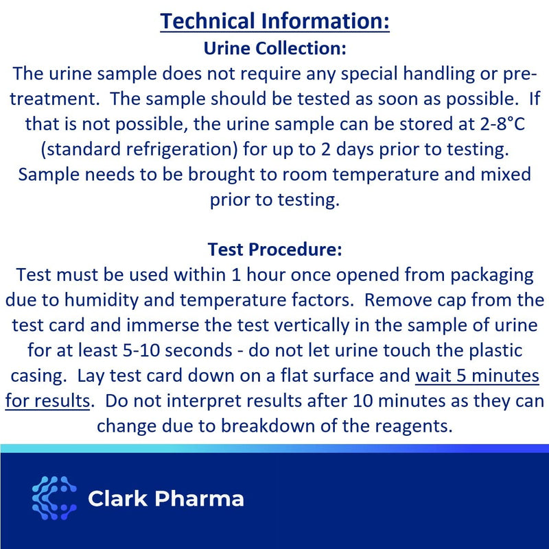 5 x Drug Testing Kits | Tests for 6 Drugs of Abuse in Urine | Cocaine, Cannabis, Opiates, Amphetamines, Ketamine and Ecstasy - BeesActive Australia