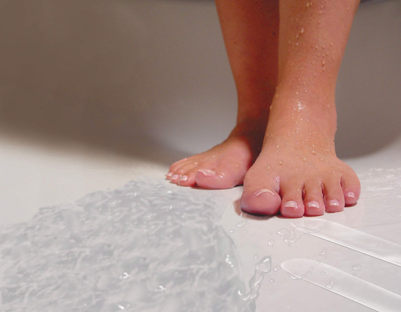 COMPAC HOME Select Safe-T-Strips, Functional Bath Appliques for Tubs & Showers, Bath Stickers Non-Slip Keep Children, Elderly Safe From Slipping, 20 Count, White (31120) - BeesActive Australia