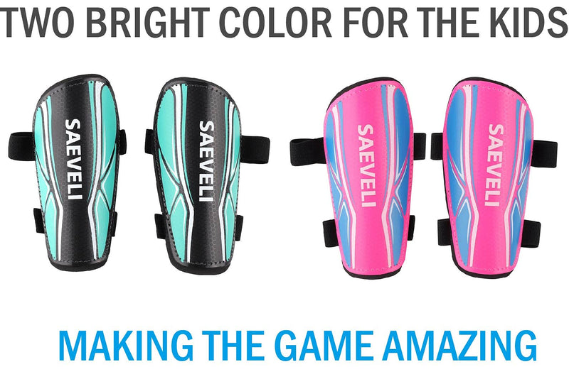 Saeveli Soccer Shin Guards for Toddlers Kids Youth - Lightweight and Durable Shin Pads with Adjustable Straps for Kids 2-14 Years Old Boys and Girls Small Black - BeesActive Australia