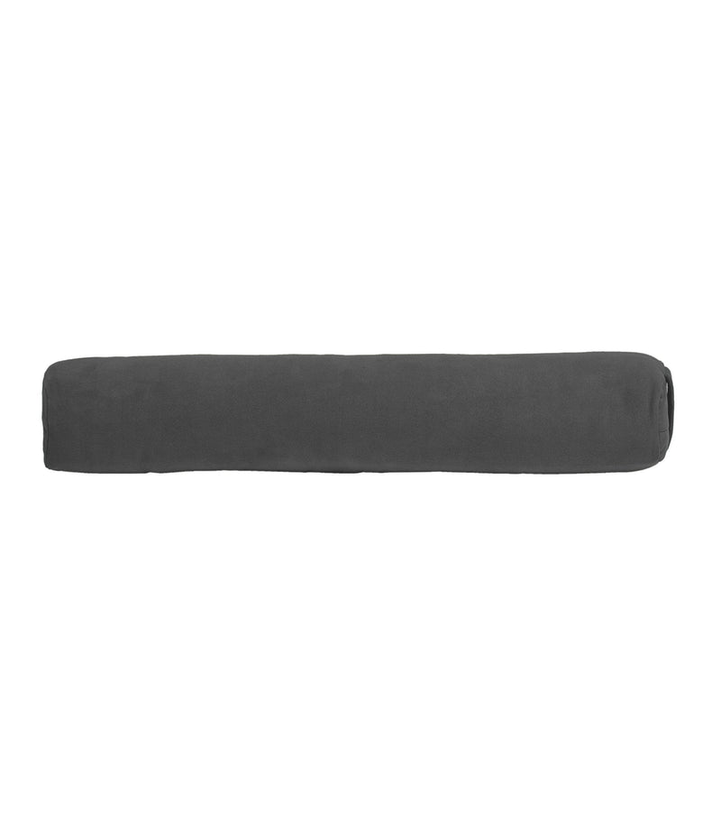 Manduka Enlight Yoga Bolster - Absorbent and Supportive, with Soft Microfiber Removable Cover, Multi Color, Multi Shape/Size Thunder Lean - BeesActive Australia