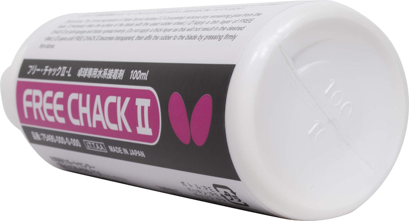 Butterfly Free Chack II Table Tennis Racket Glue - Designed Specifically for use with Spring Sponge Rubber like Tenergy and Dignics - Available in 20 ml, 100 ml, or 500 ml - BeesActive Australia