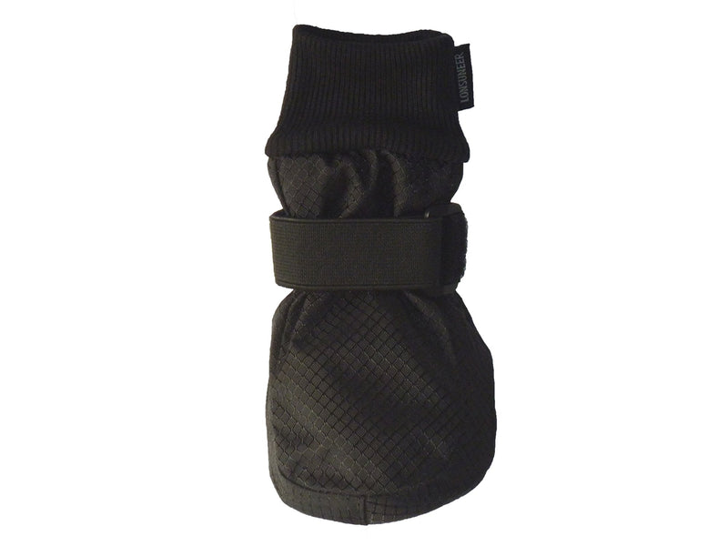 LONSUNEER Paw Protector Dog Boots Soft Sole Nonslip and Reflective Set of 4 Medium ( L 2.56 x W 2.56 inch ) Black - BeesActive Australia