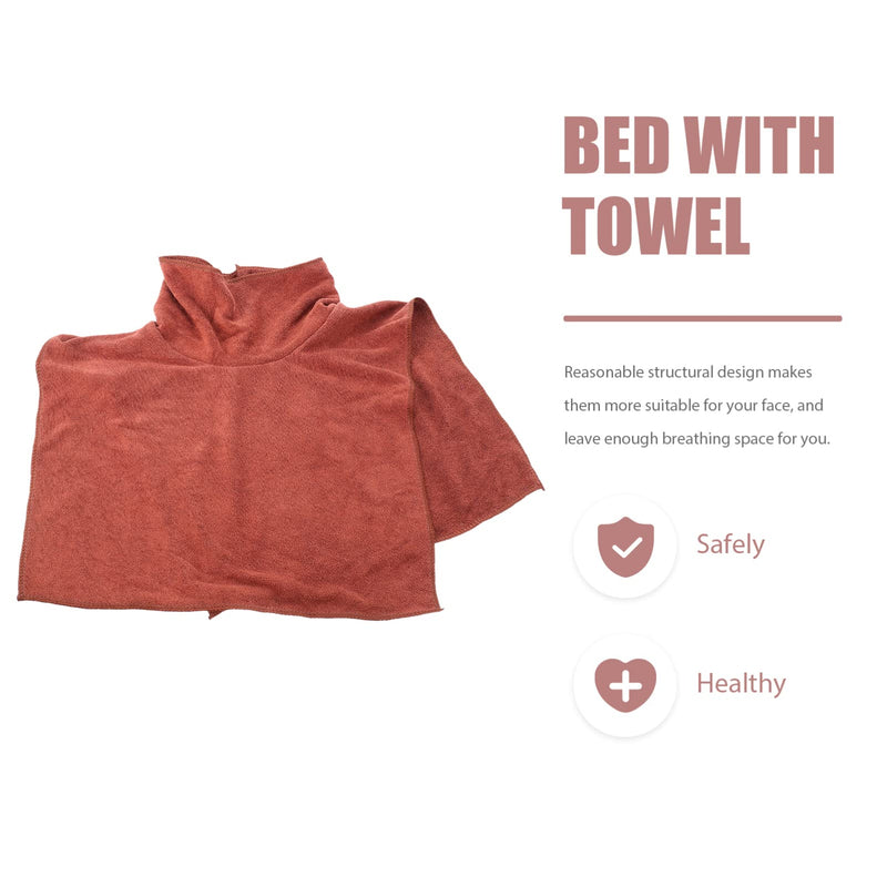 Lurrose Disposable Towels Massage Cradle Covers Headrest Pillow Cushion Spa for Massage Tables Chairs Beauty Spa Salon Bed 40x70cm Coffee White Sheet - BeesActive Australia