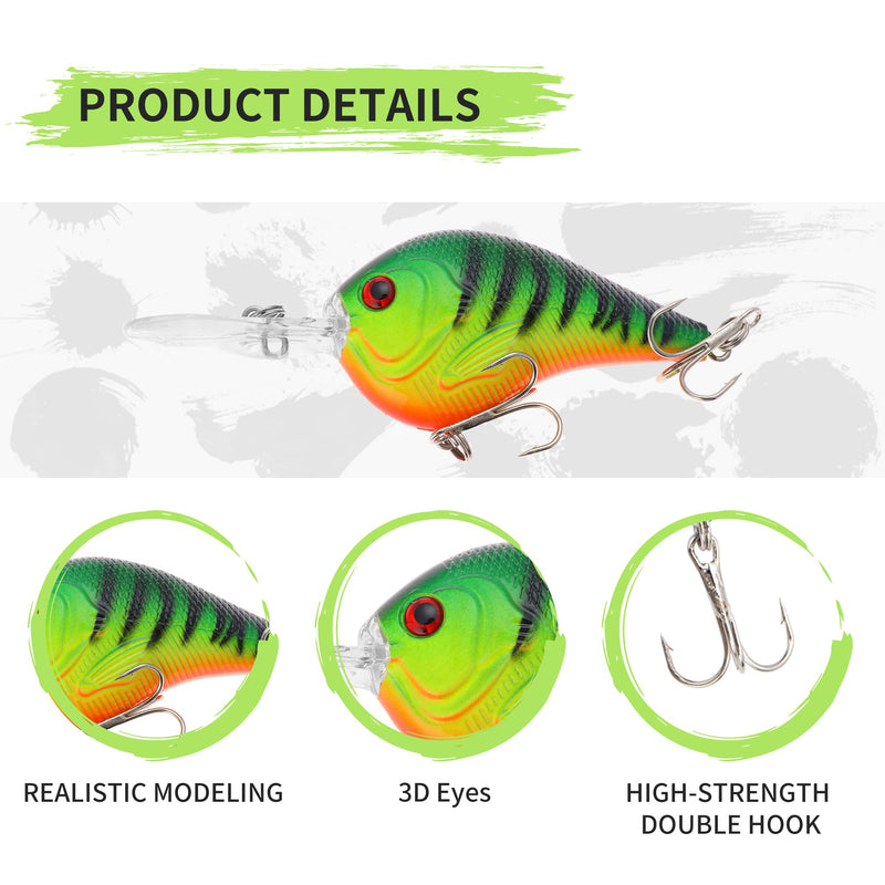 Fishing Lures Set Topwater Hard Bait Mixed Including Minnow Popper Crank Baits for Bass Trout Walleye Redfish Saltwater Freshwater - BeesActive Australia