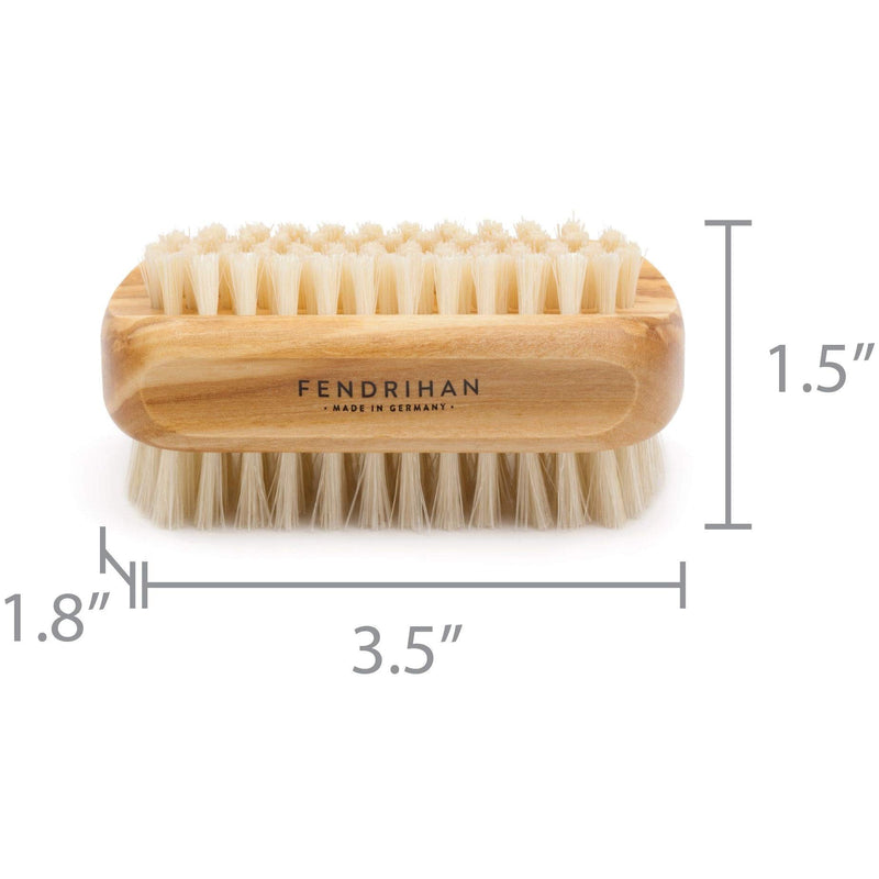 Genuine Boar Bristle Nail Brush with Real Olive Wood Handle MADE IN GERMANY - BeesActive Australia