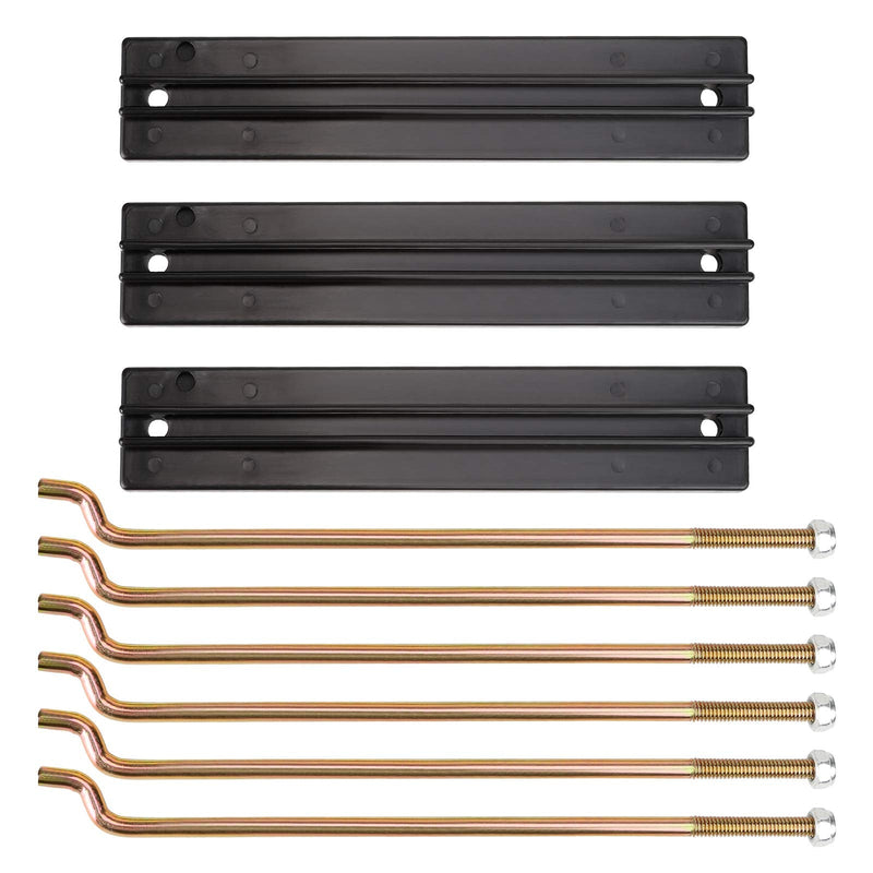 10L0L Golf Cart Battery Hold Down Plate and Rod Kit for Club Car DS & Carryall Electric Golf Carts 1998-2005 OEM# 101090801,1013683 3 - BeesActive Australia