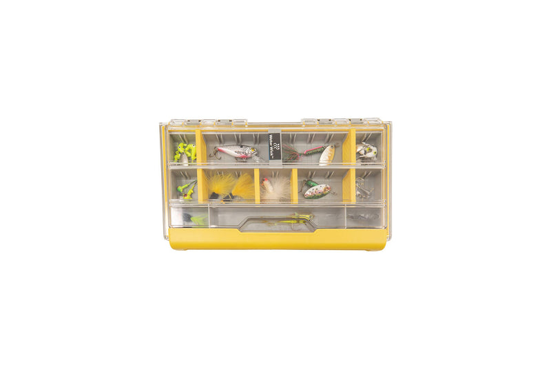 Plano Edge 3500 Tackle Storage | Premium Tackle Organization with Rust Prevention | Clear/Yellow - BeesActive Australia