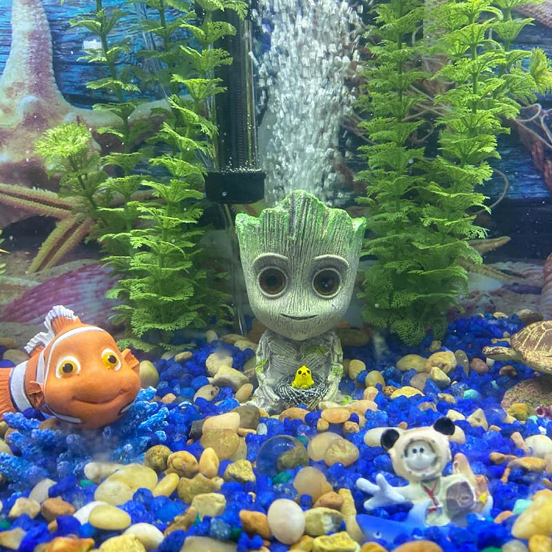 SLOCME Aquarium Groot Air Bubbler Stone Decorations - with Standard Tubing and Fish Tank Air Stone Set - BeesActive Australia