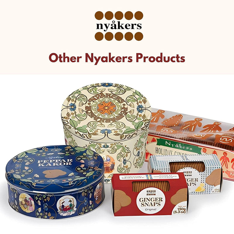 Nyakers Swedish Lemon Cookies - Original, Famous & Old Fashioned Lemon Gourmet Cookies Traditionally Baked in Sweden Since 1952 - Deliciously Sweet Cookies Gift Tub for Any Occasions (12.34 Oz) - BeesActive Australia