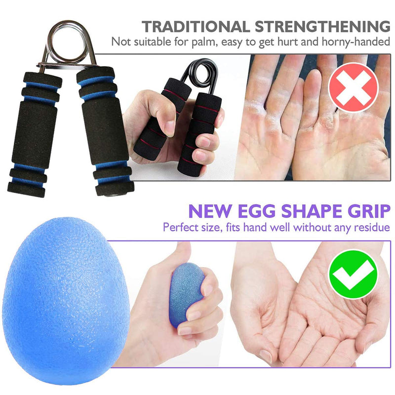 ICOUVA Gel Hand Balls [3PCS], Therapy Exercise Gel Squeeze Balls for Arthritis Hand,Finger,Grip Strengthening and Stress Relief - BeesActive Australia
