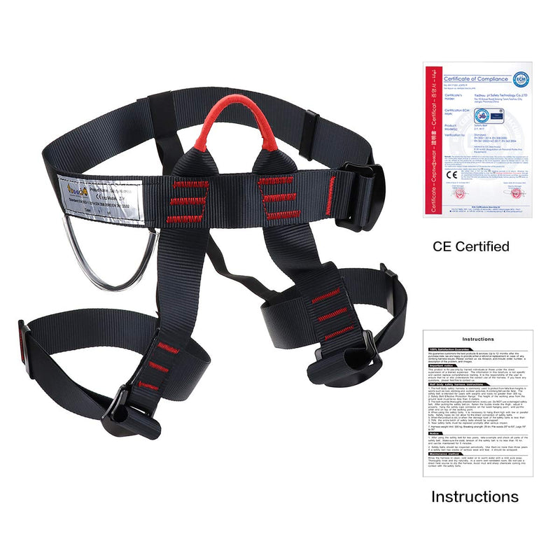HeeJo Climbing, Rock Climbing, Half Body for Rappelling Fire Rescuing Tree Climbing Gear Zy01b - BeesActive Australia