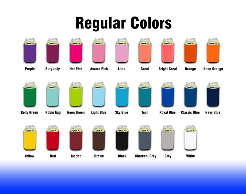 QualityPerfection Can Cooler Sleeve (6 Pack) 4mm Thickness Neoprene 12 oz Regular Can Coolie, Collapsible Economy Bulk Insulation with Stitches Perfect 4 Events,Custom DIY Projects (Tie-dye Mix) Tie Dye Mix - BeesActive Australia